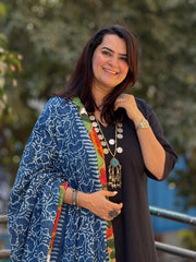 Indigo Tassel Duppatta