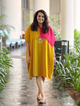 Fuchsia Papaya Kaftan Dress - Papaya