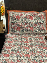Coral Retreat King Bedsheet