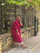Madras Check Antifit - Wine