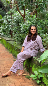 Lavender Stripe Coord