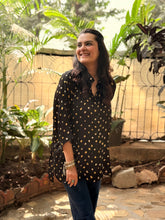 Bandhini Antifit Shirt - Black