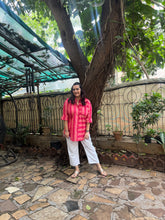 Stripe Oversized Shirt Bubblegum