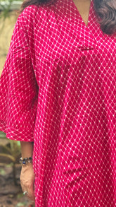 Fuchsia Lehariya Slip Dress