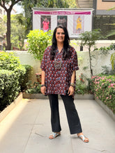Meher Kaftan Shirt - Wine