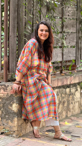 Madras Checks Antifit Kurta