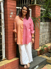 Candy Stripe Oversized Shirt