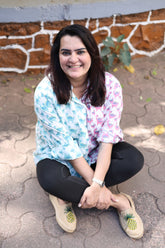 Dino Half & Half Oversized Shirt