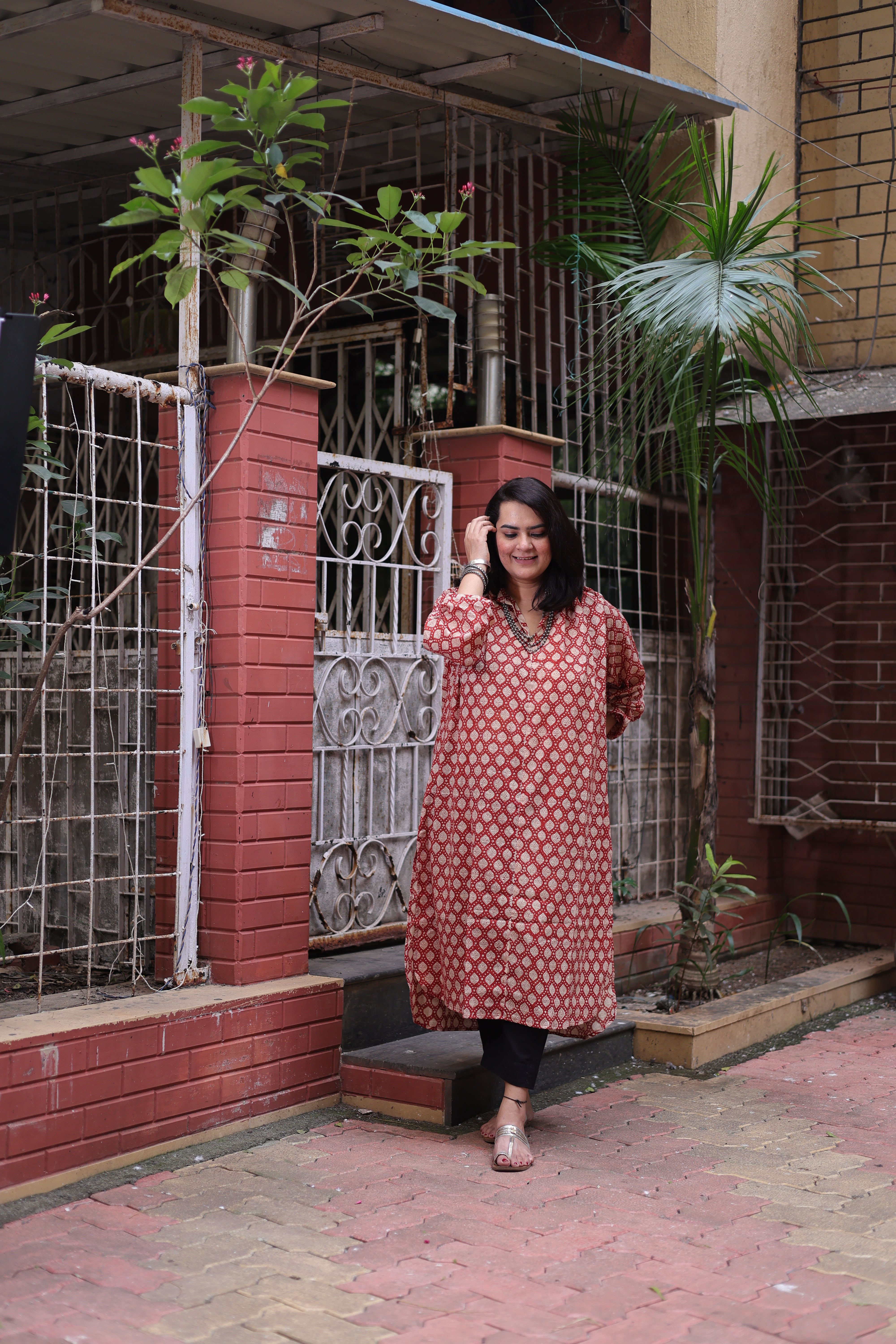 Ajrak Mul Antifit Kurta