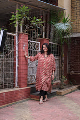 Ajrak Mul Antifit Kurta