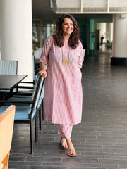 Candy Stripe Kurta Coord