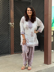 Lavender Loom Kurta Set