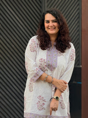 Lavender Loom Kurta Set