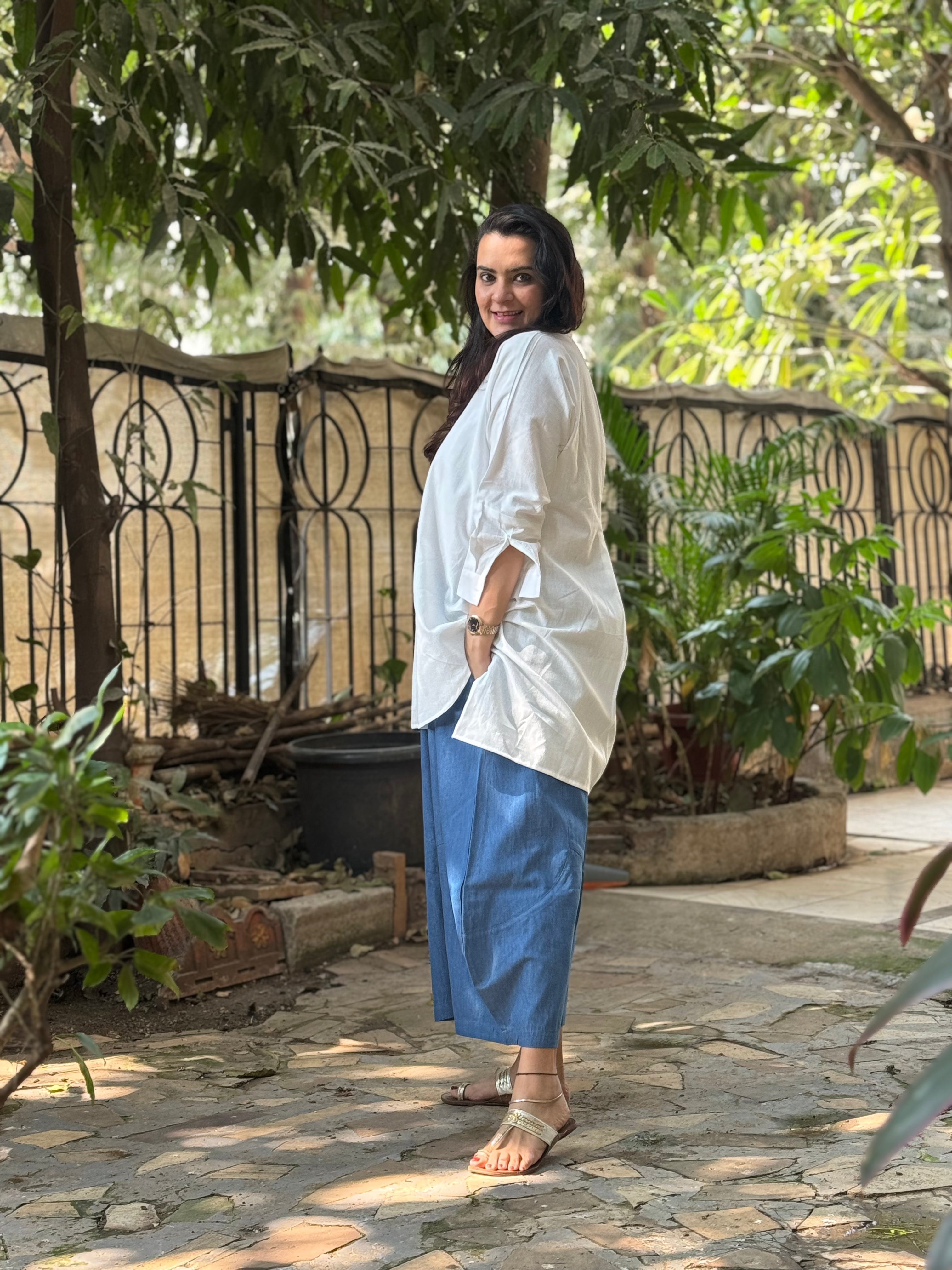 The Breeze Set - Dark Denim (made to order)