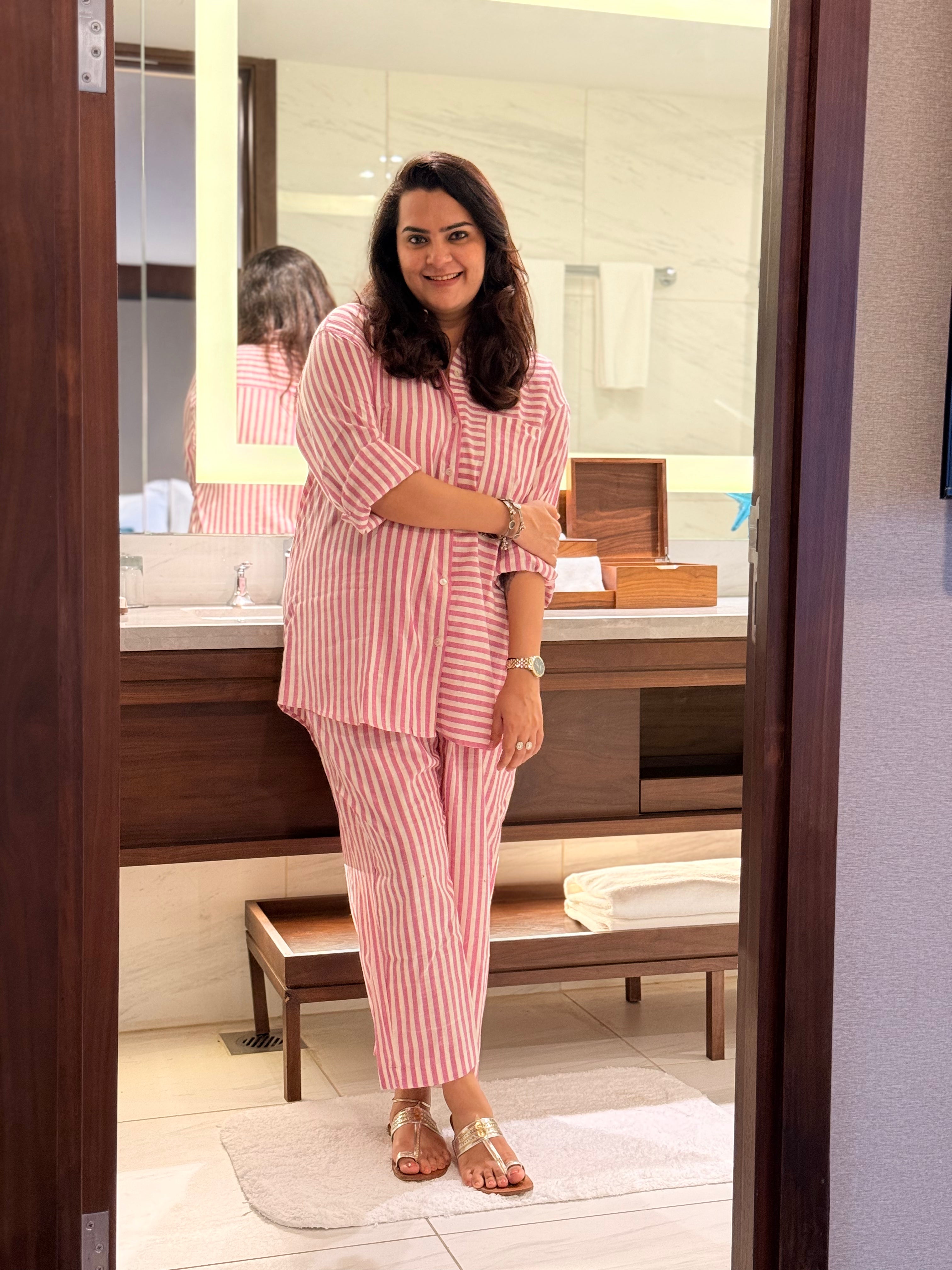 Candy Stripe Shirt Coord