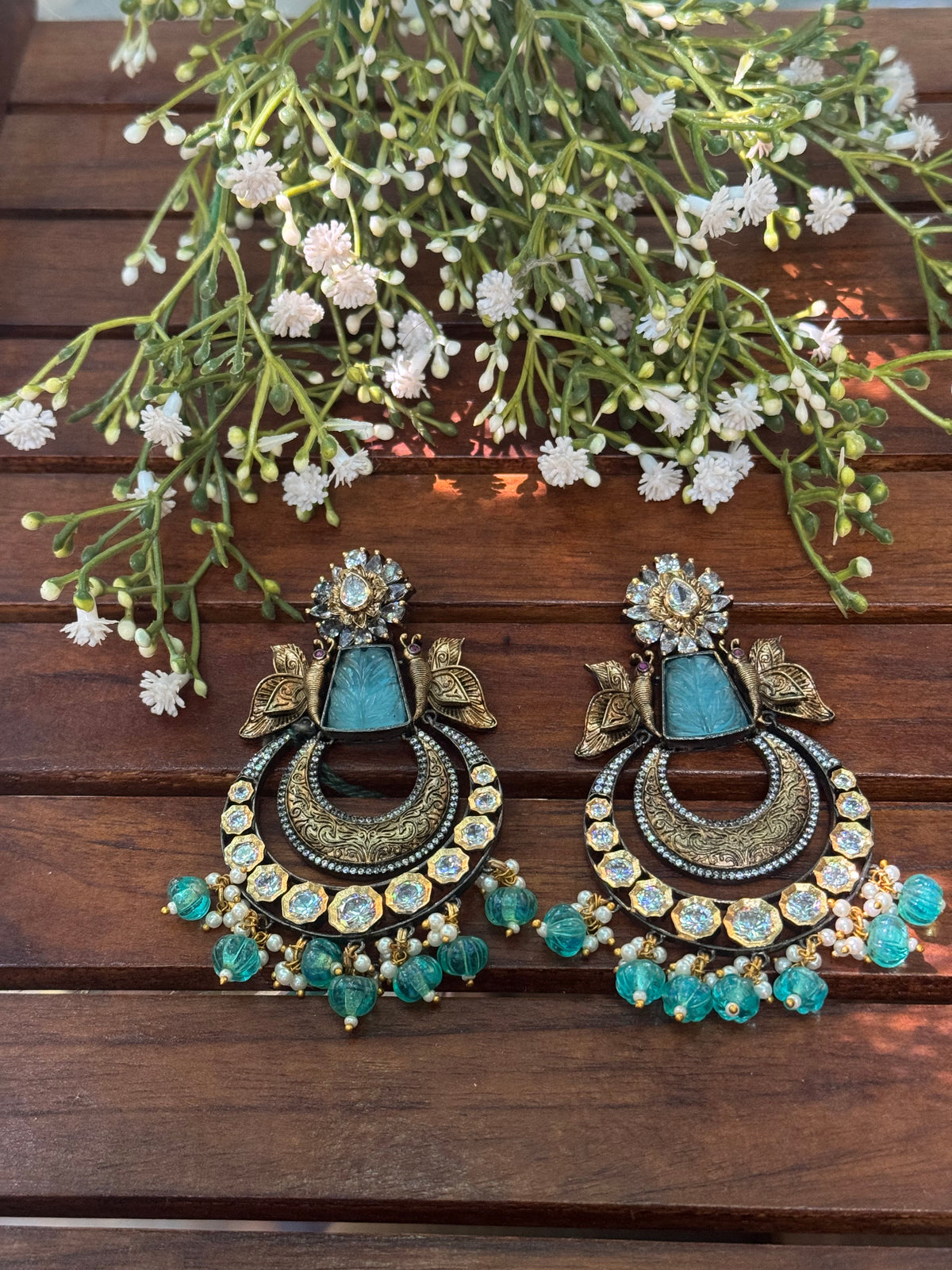 Vintage Mughal Moon Drops