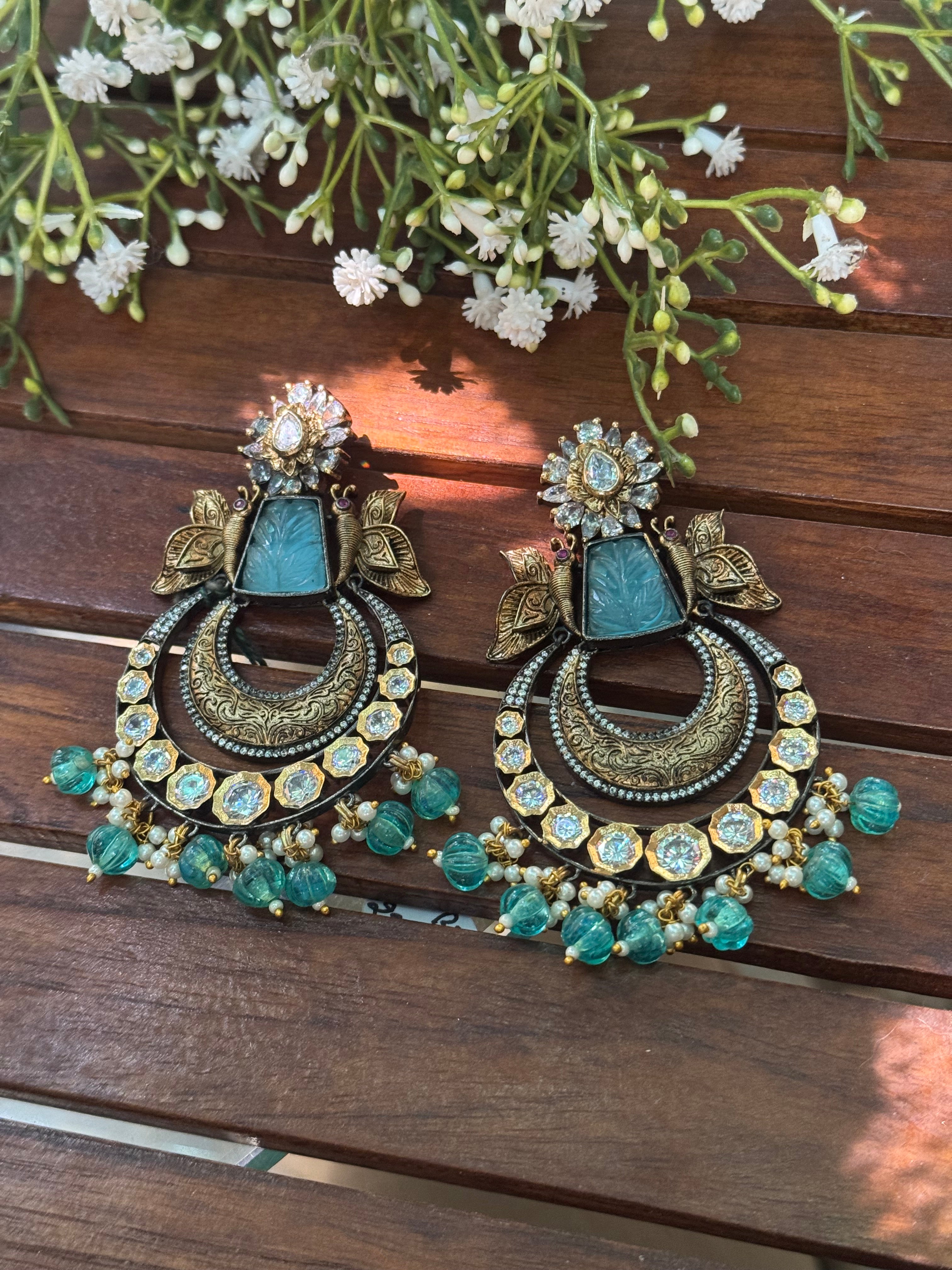Vintage Mughal Moon Drops
