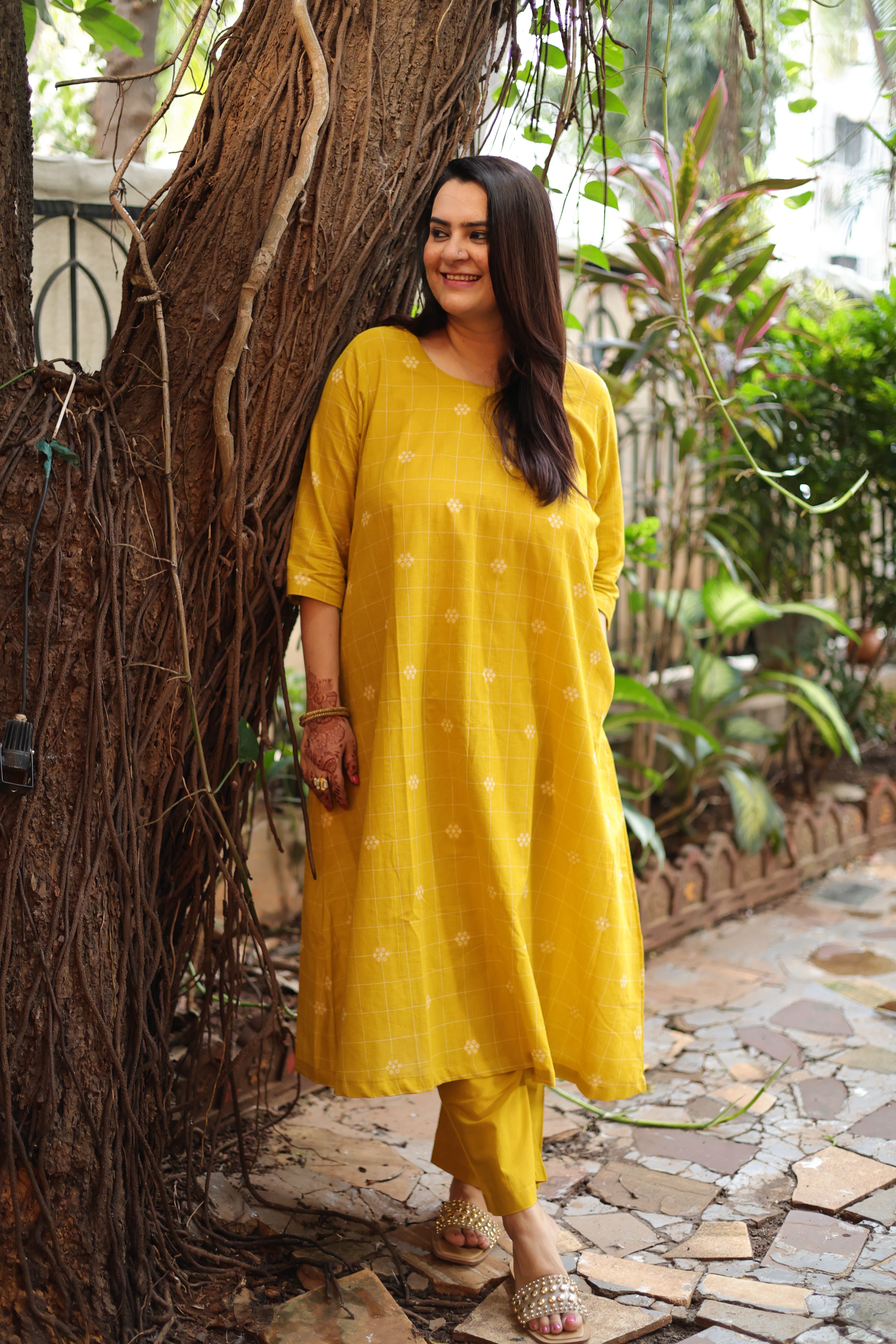 Gul Set Papaya (Made To Order )