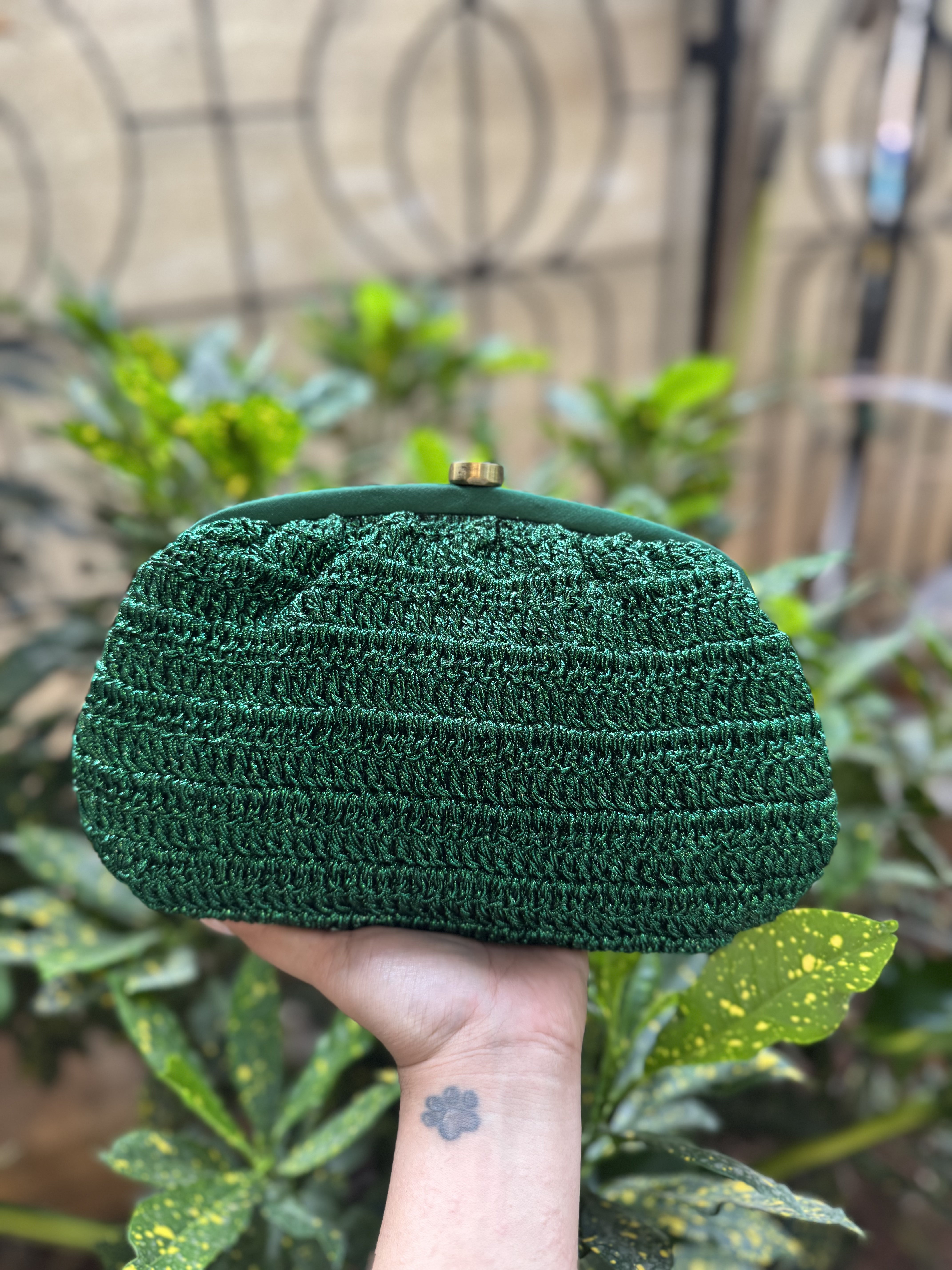 Crochet Crossbody Clutch