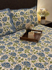 Lotus Bloom King Bedsheet
