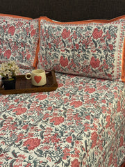 Coral Retreat King Bedsheet