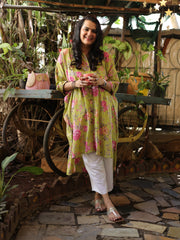 Gulnaar Antifit Shirt - Lime Pink
