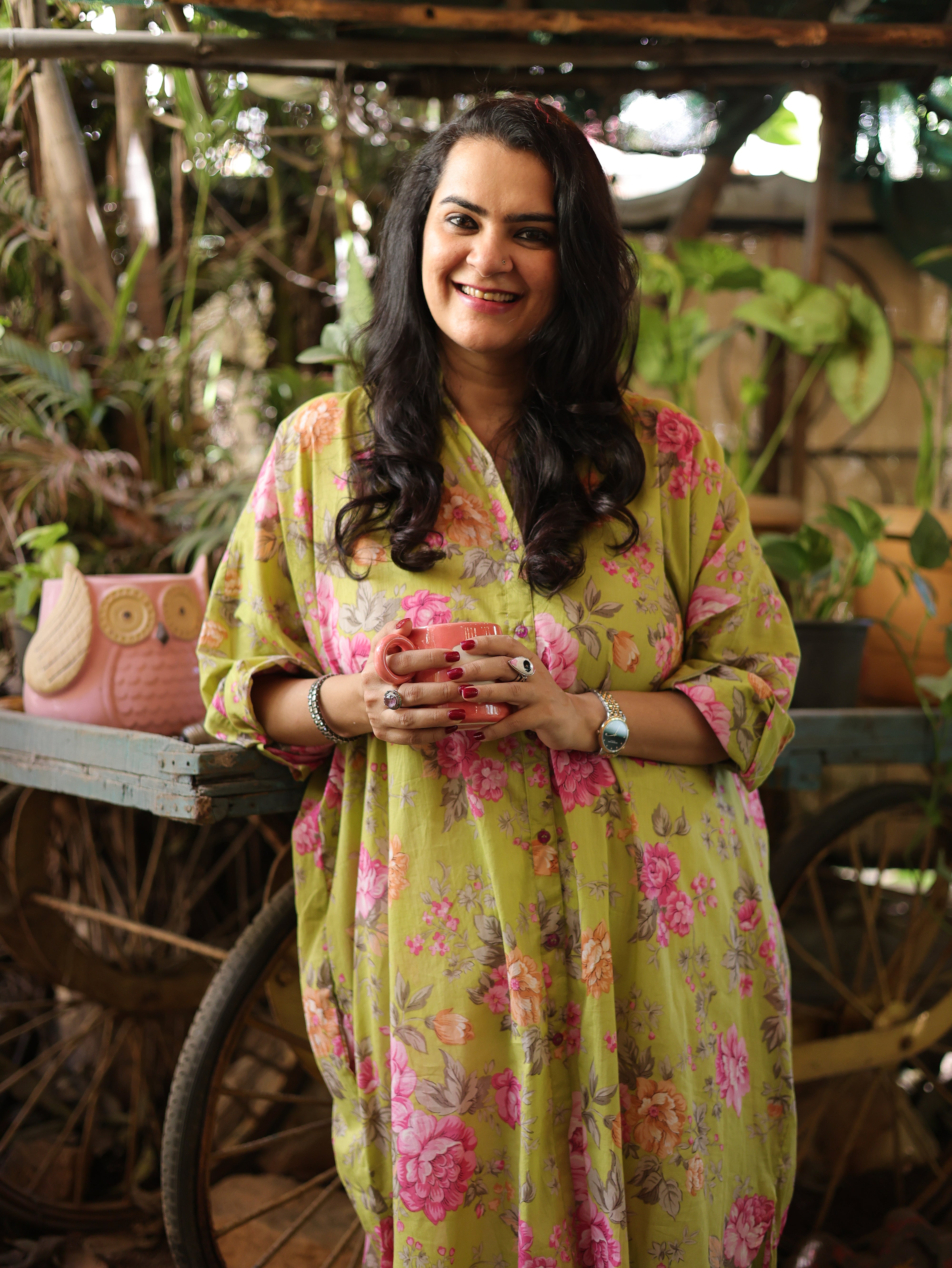 Gulnaar Antifit Shirt - Lime Pink