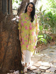 Gulnaar Antifit Shirt - Lime Pink