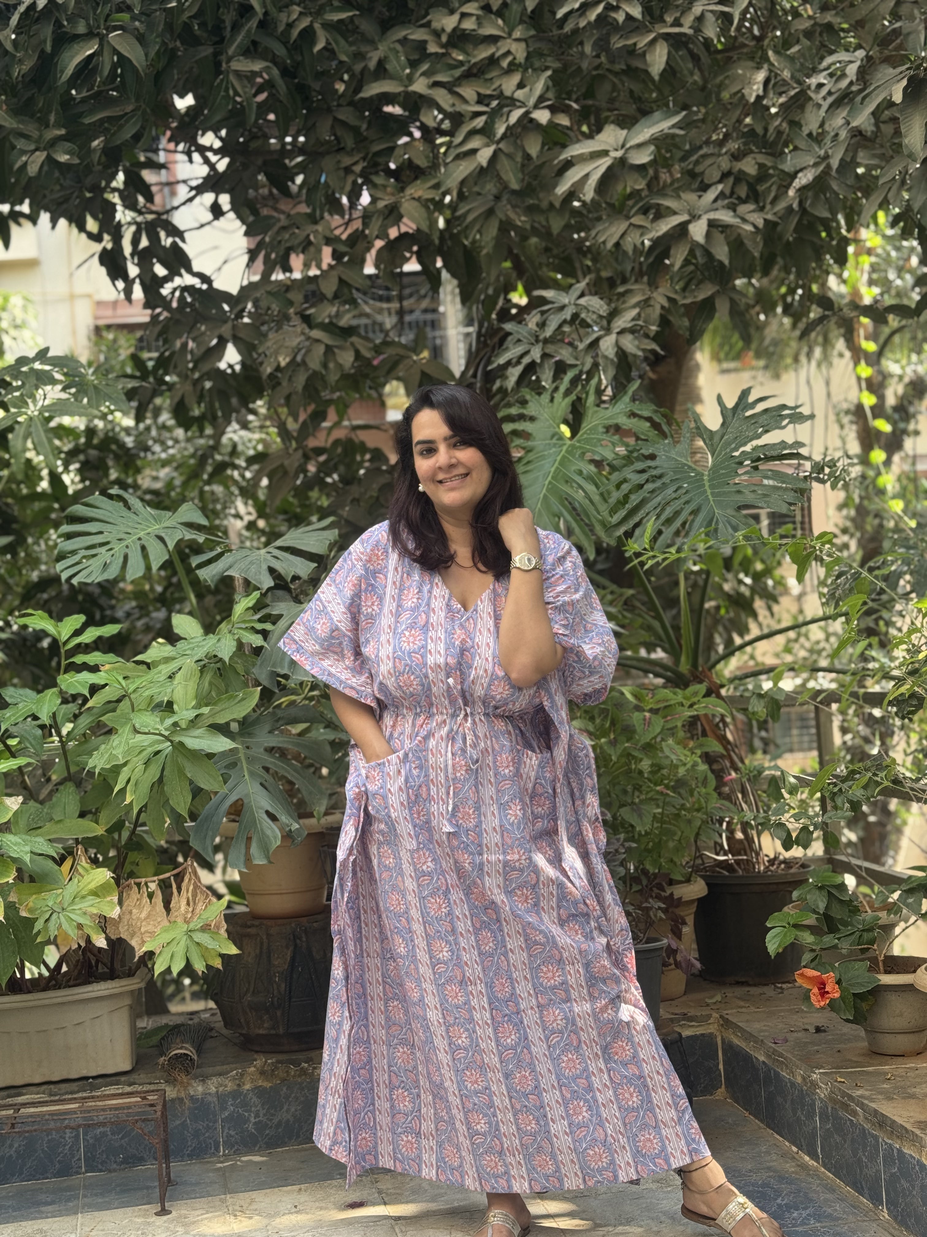 Lavender Pink Kaftan