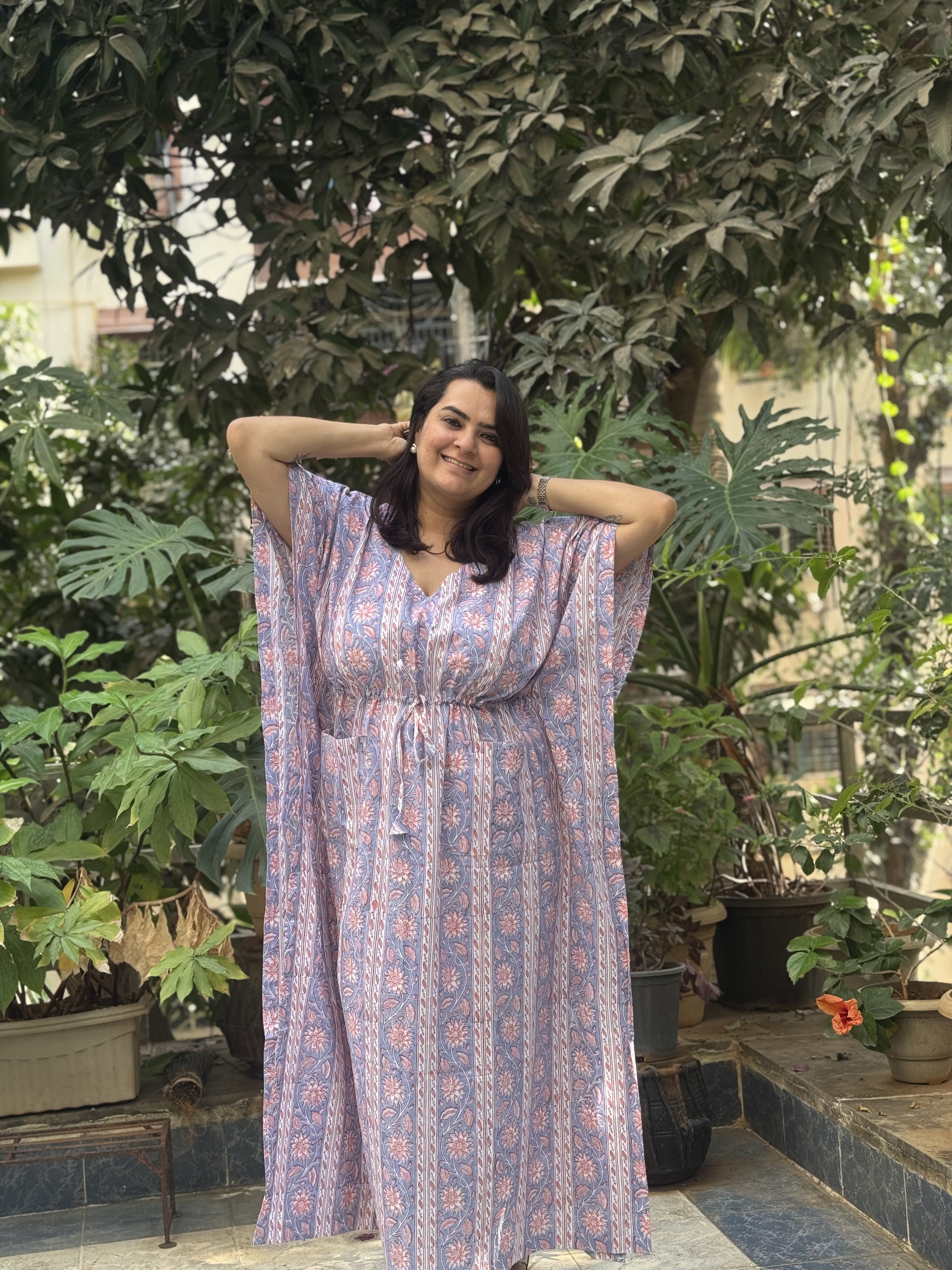 Lavender Pink Kaftan