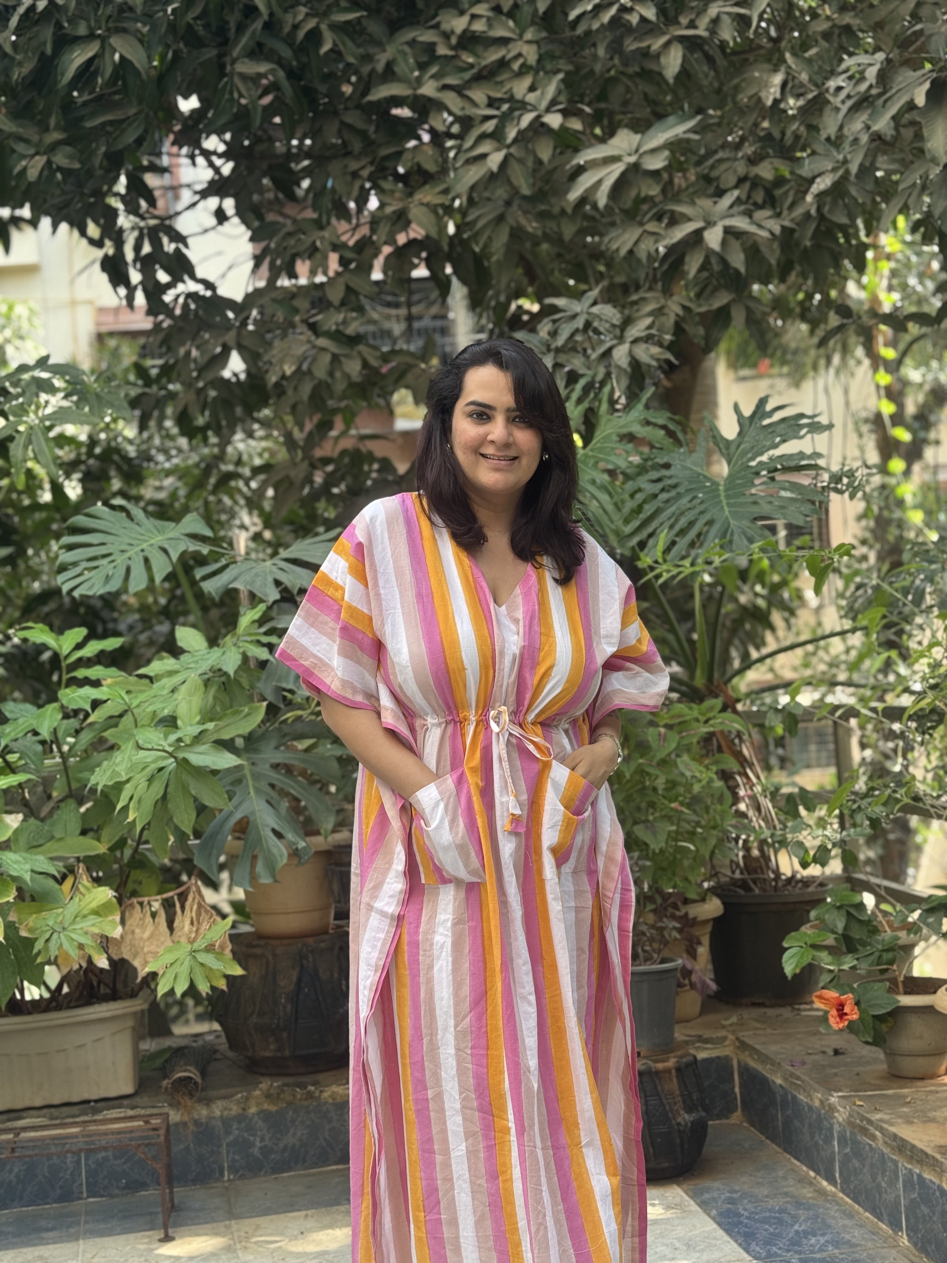 Candies Stripe Kaftan