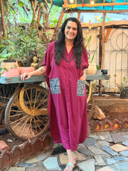 Pocket Stories Kaftan - Plum