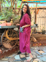 Pocket Stories Kaftan - Plum