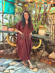 Pocket Stories Kaftan - Wine