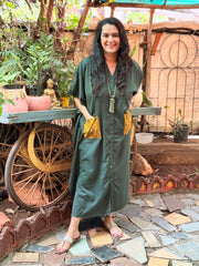 Pocket Stories Kaftan - Green