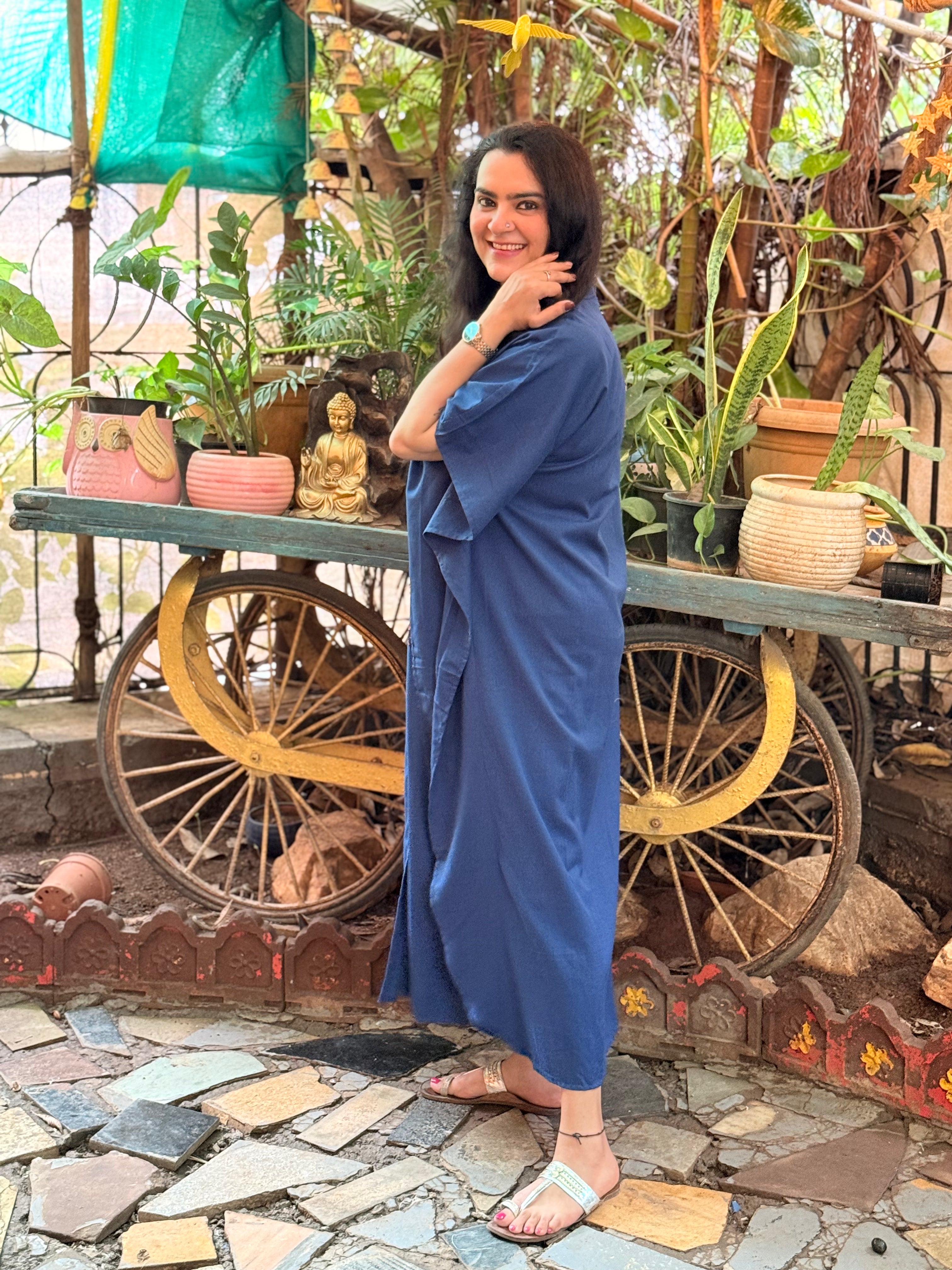 Pocket Stories Kaftan - Blue