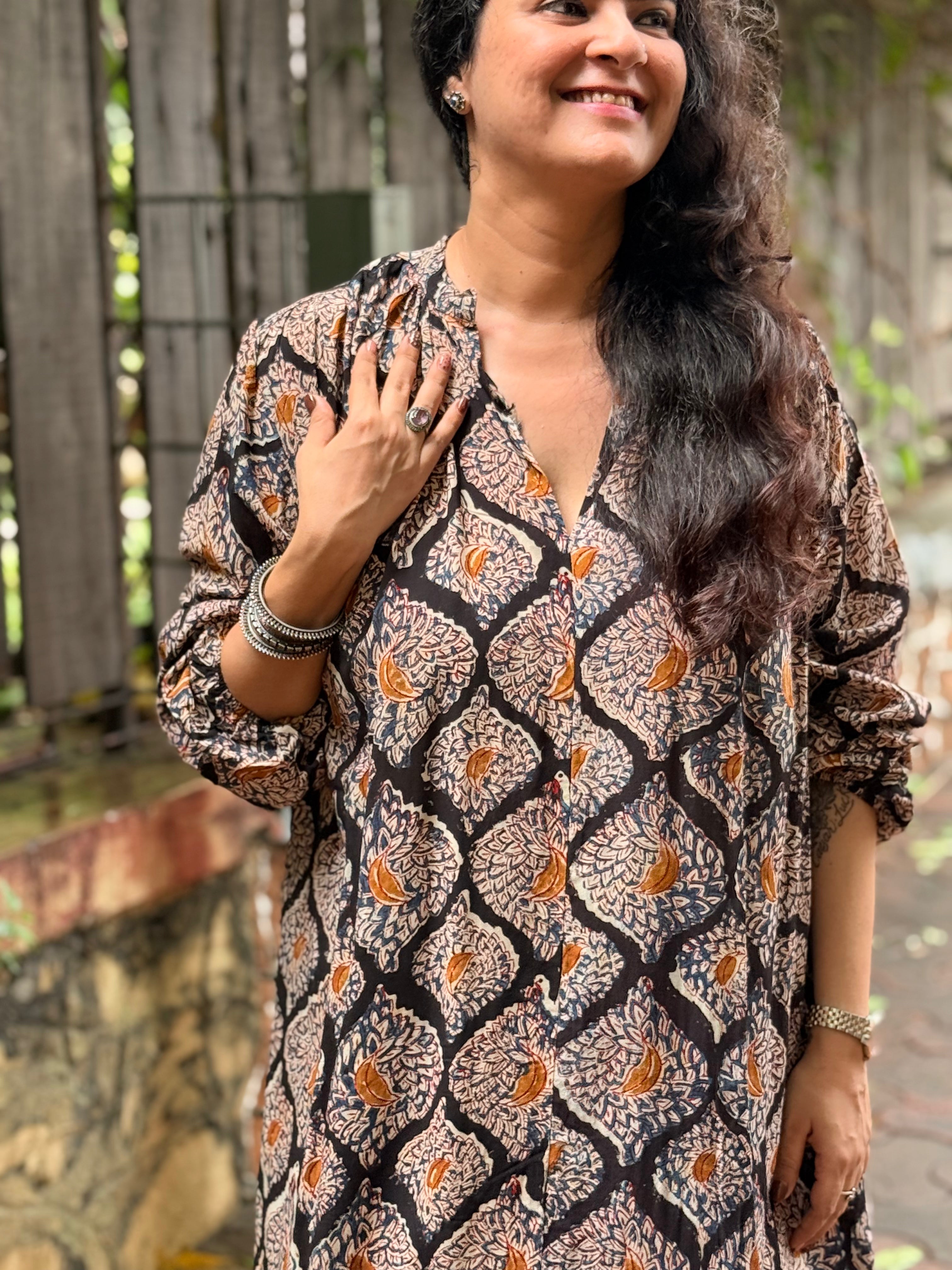 Saanjh Gather Antifit Kurta