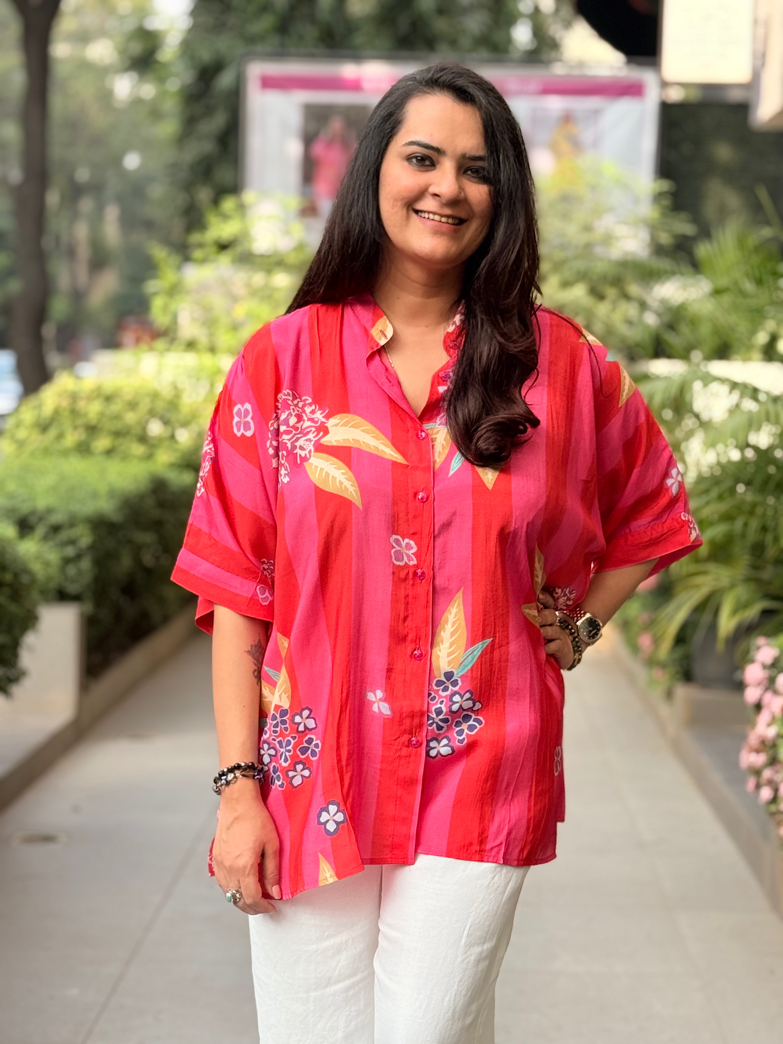 Petunia Stripe Shirt