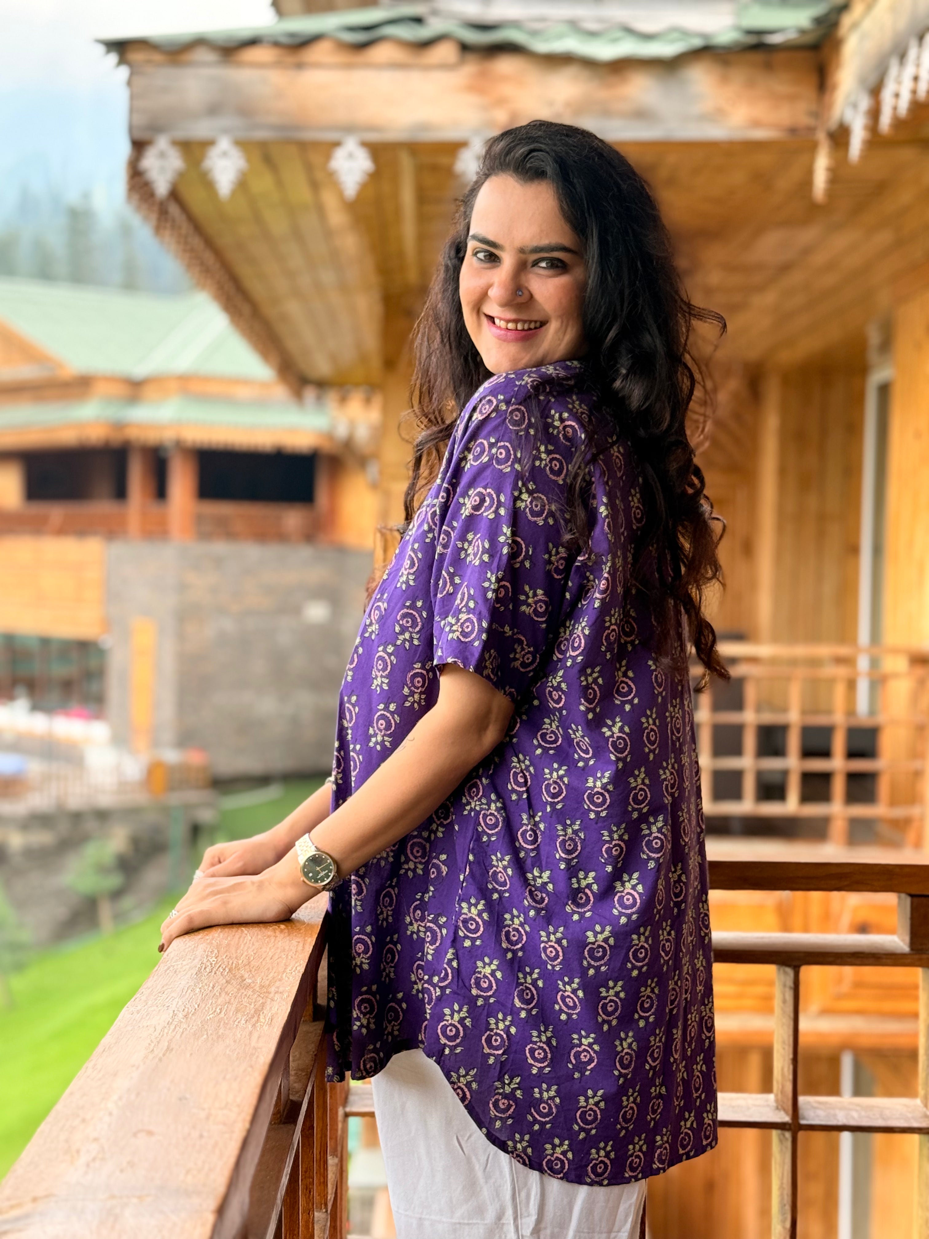 Amethyst Kaftan Shirt