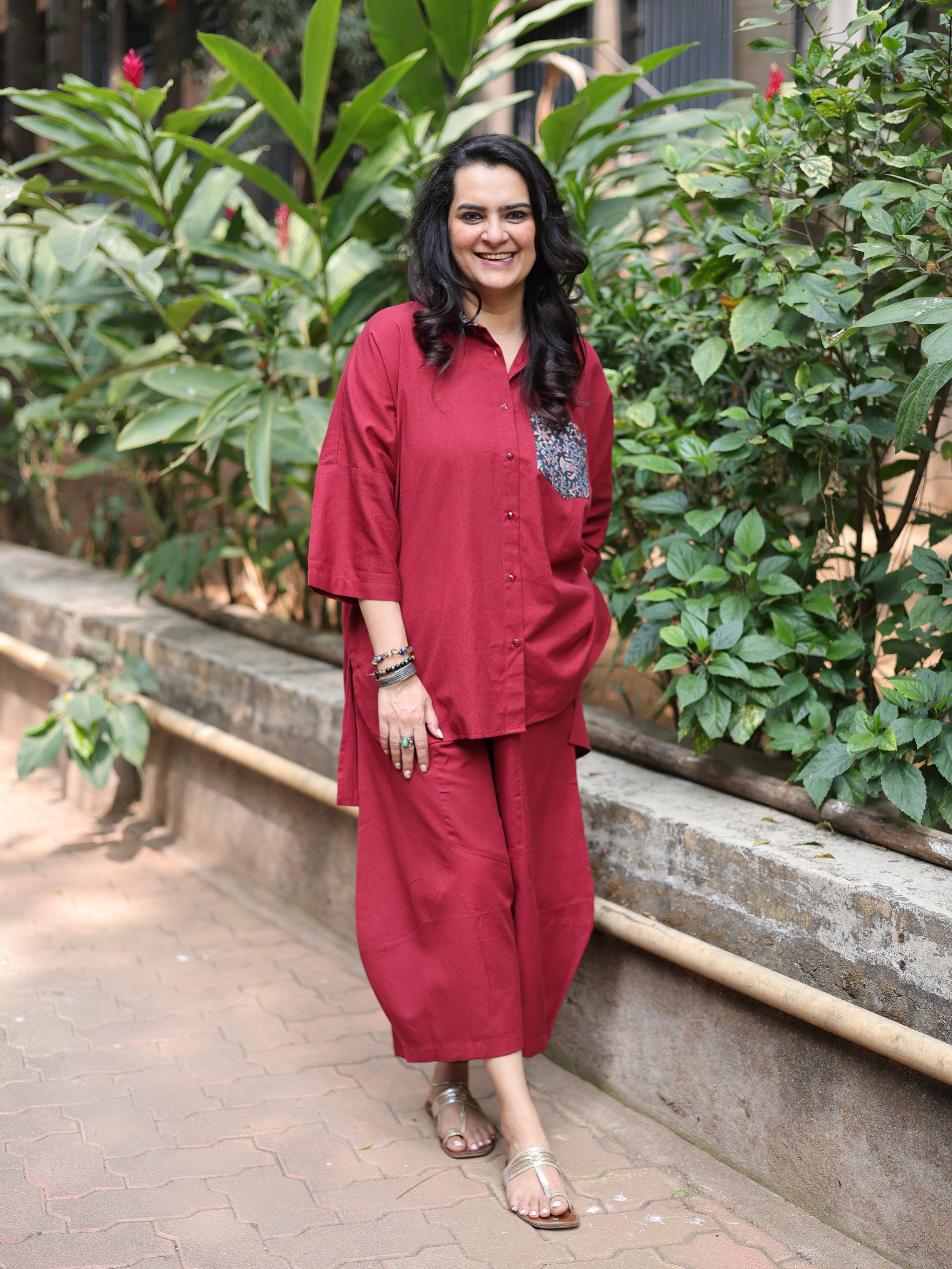 Colorplay Coord - Maroon