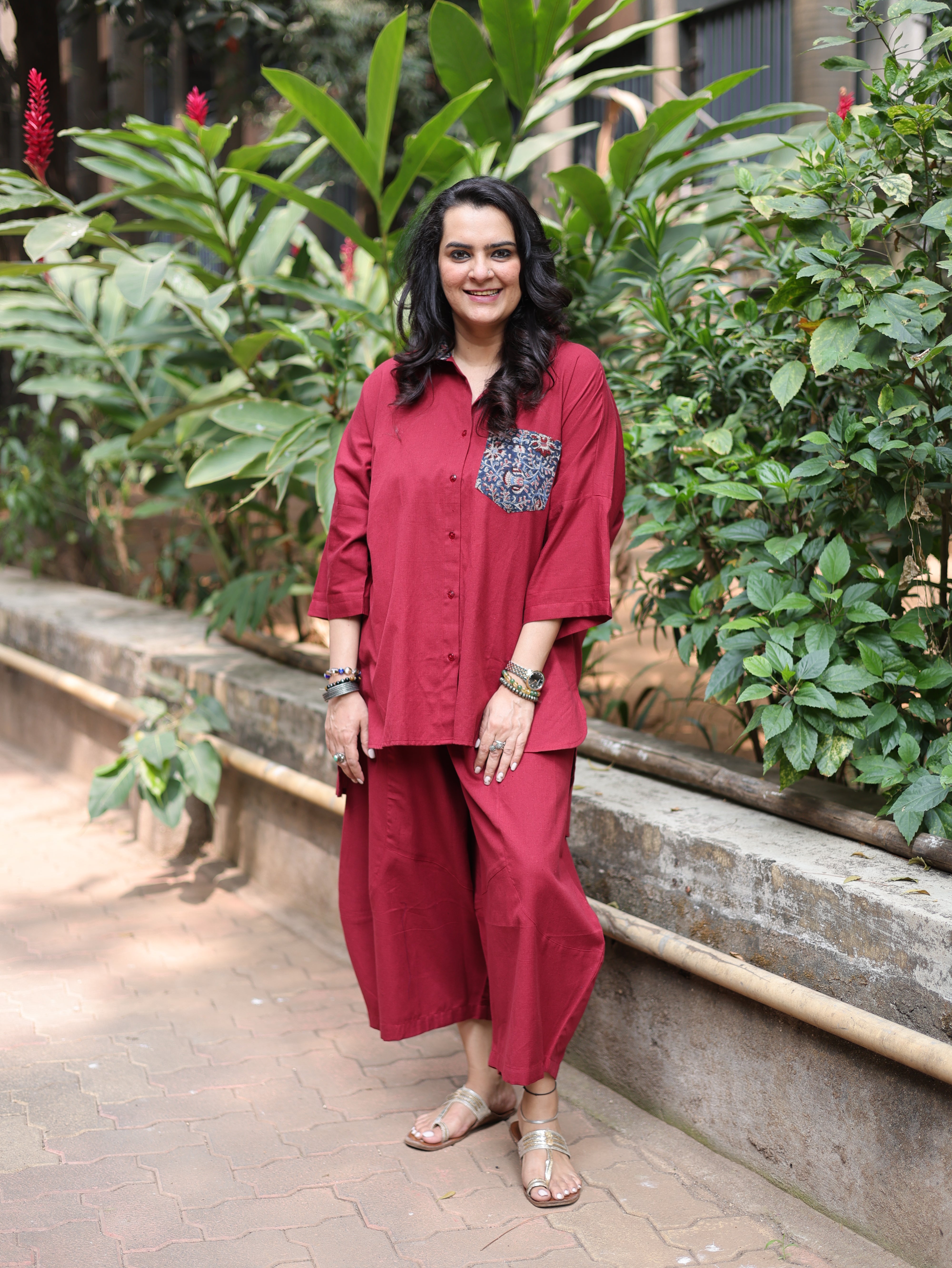 Colorplay Coord - Maroon