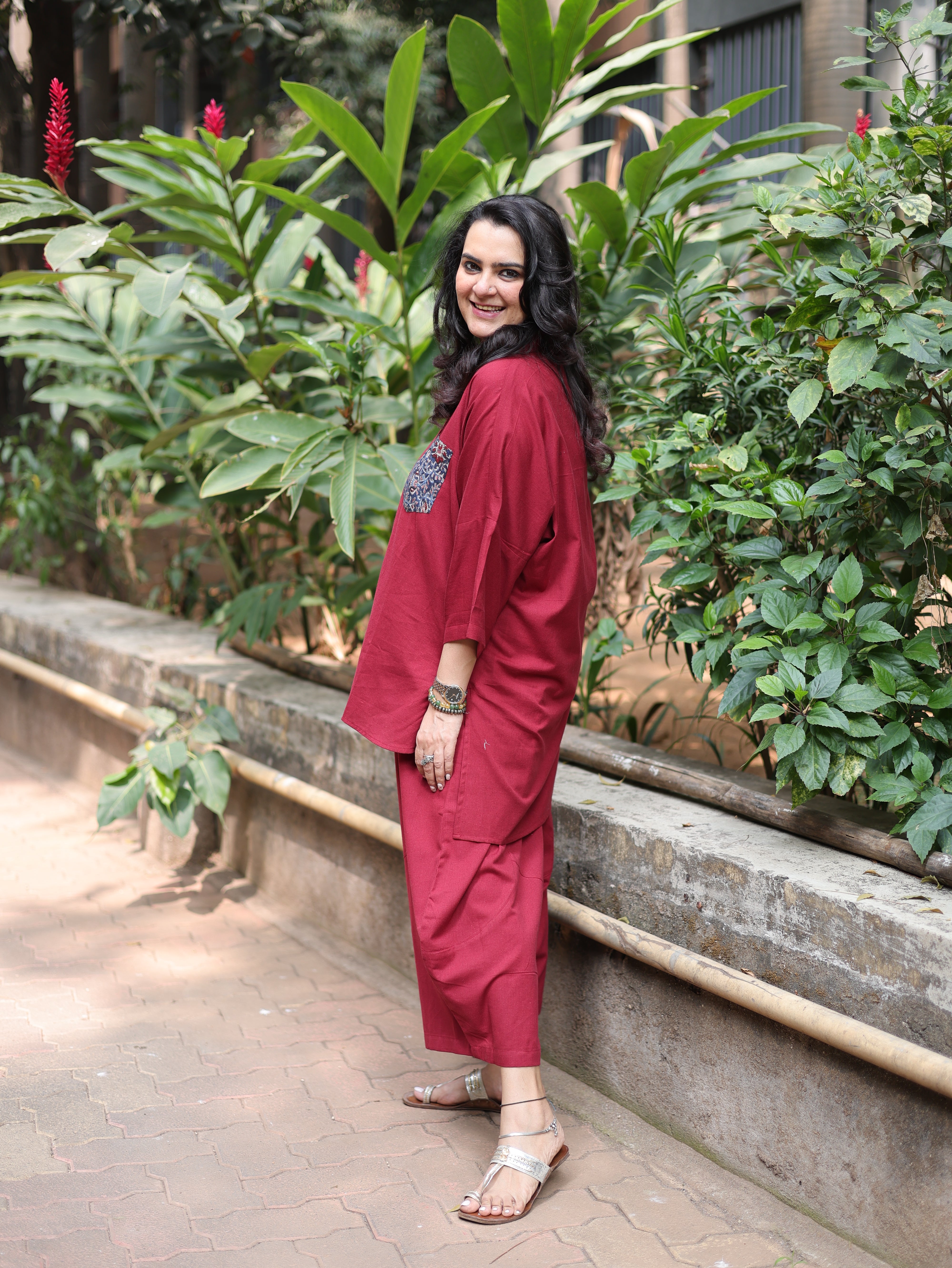 Colorplay Coord - Maroon