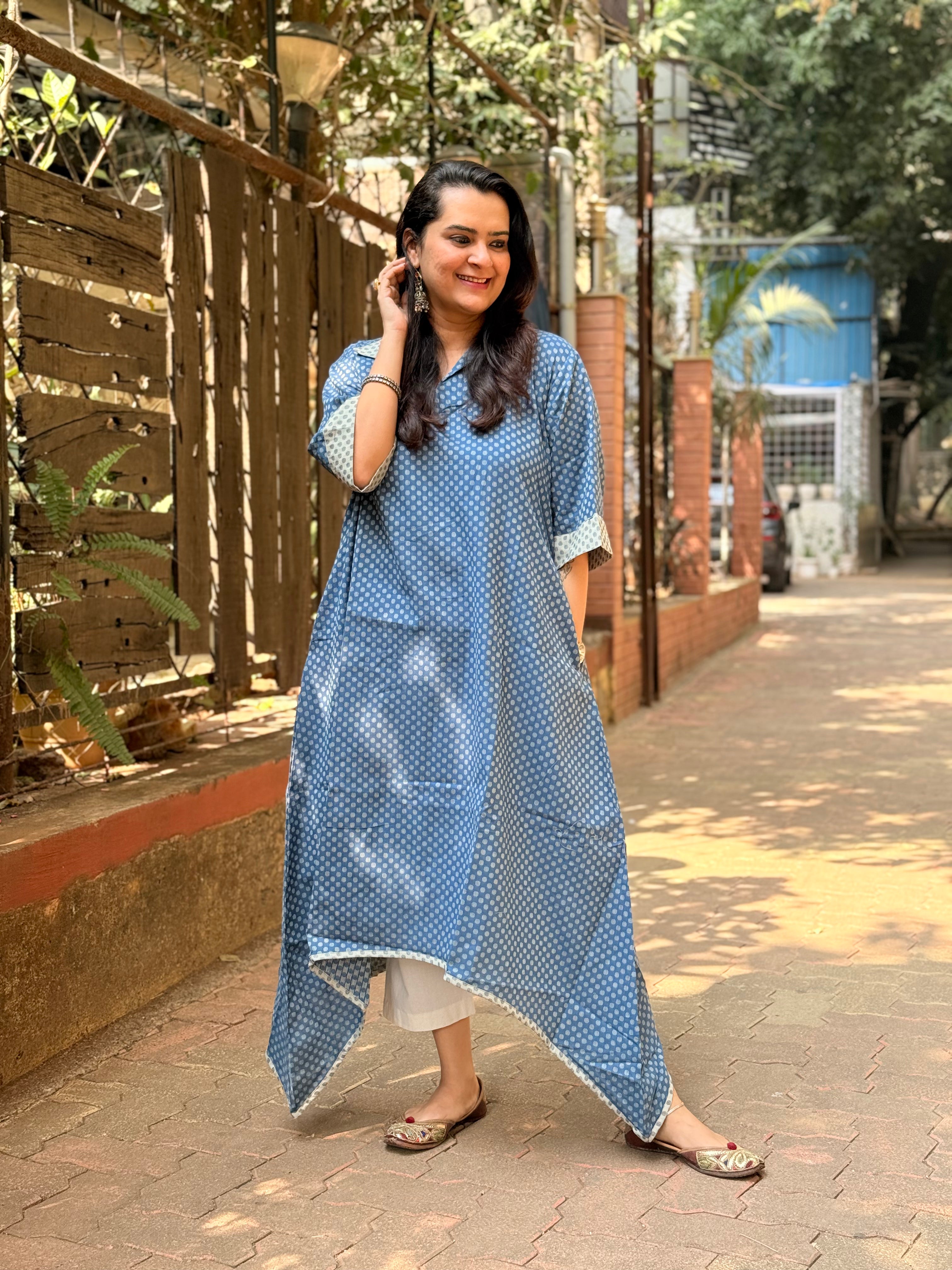 Azure Kurta - Indigo