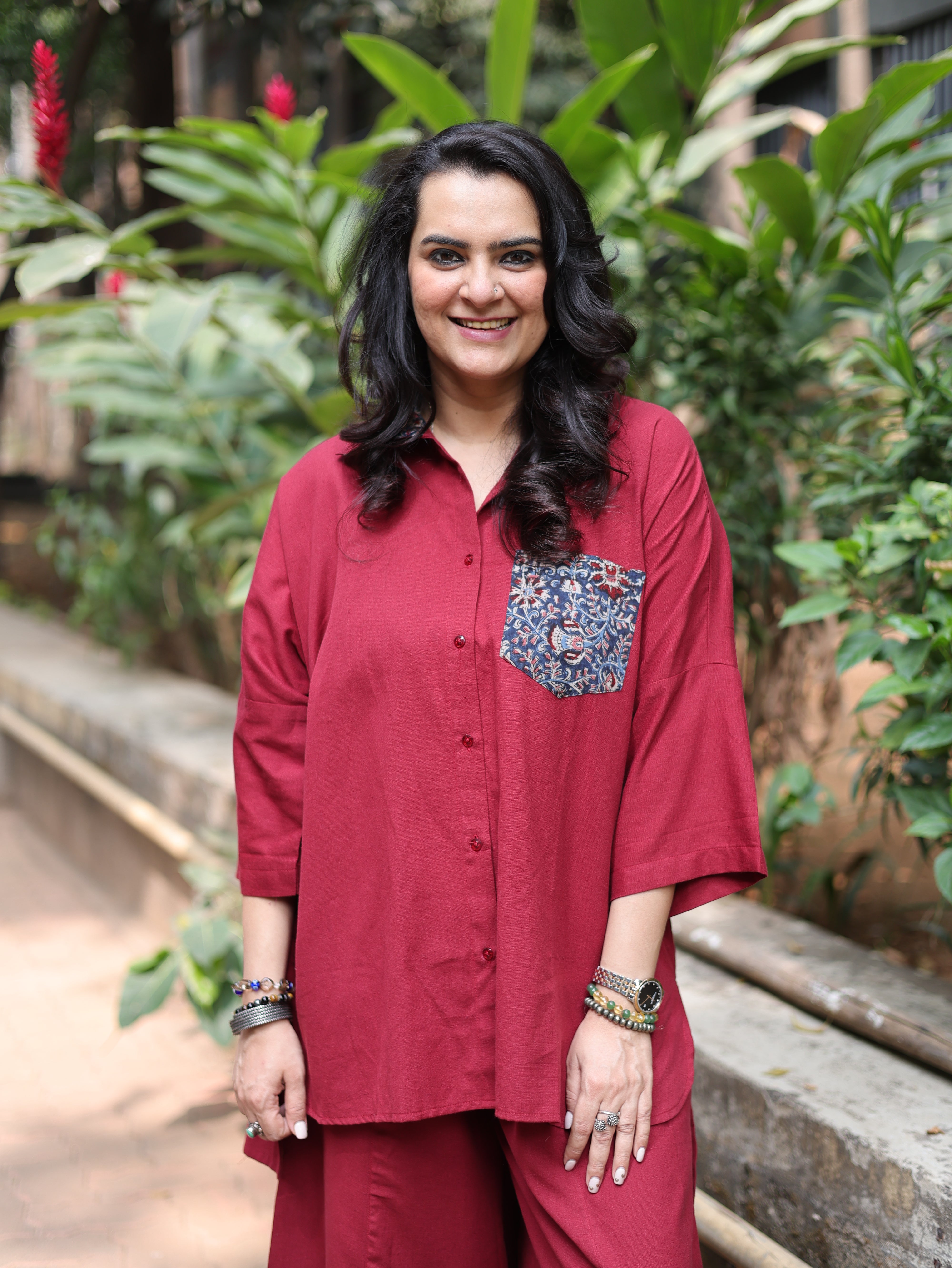 Colorplay Coord - Maroon