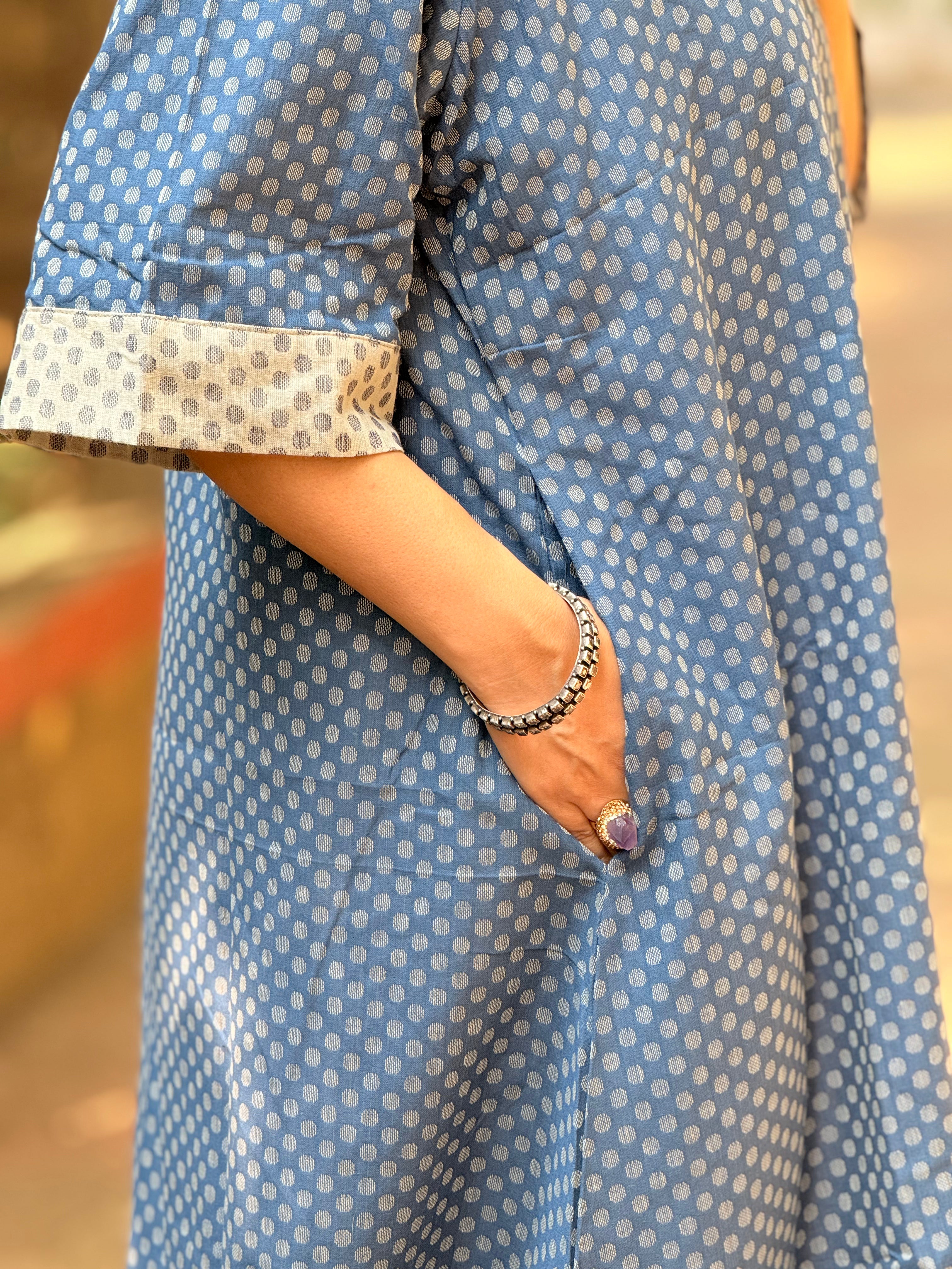 Azure Kurta - Indigo