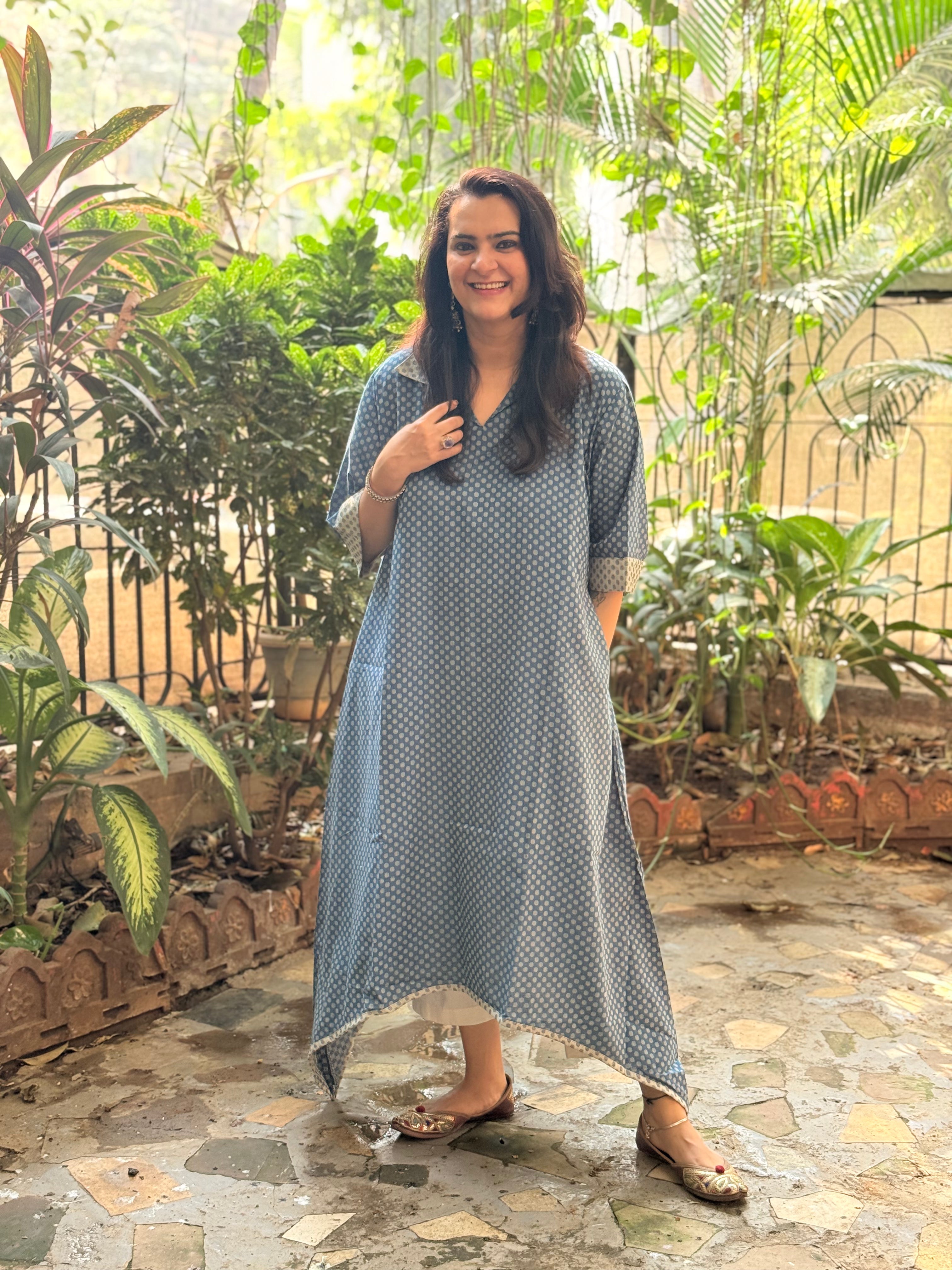 Azure Kurta - Indigo