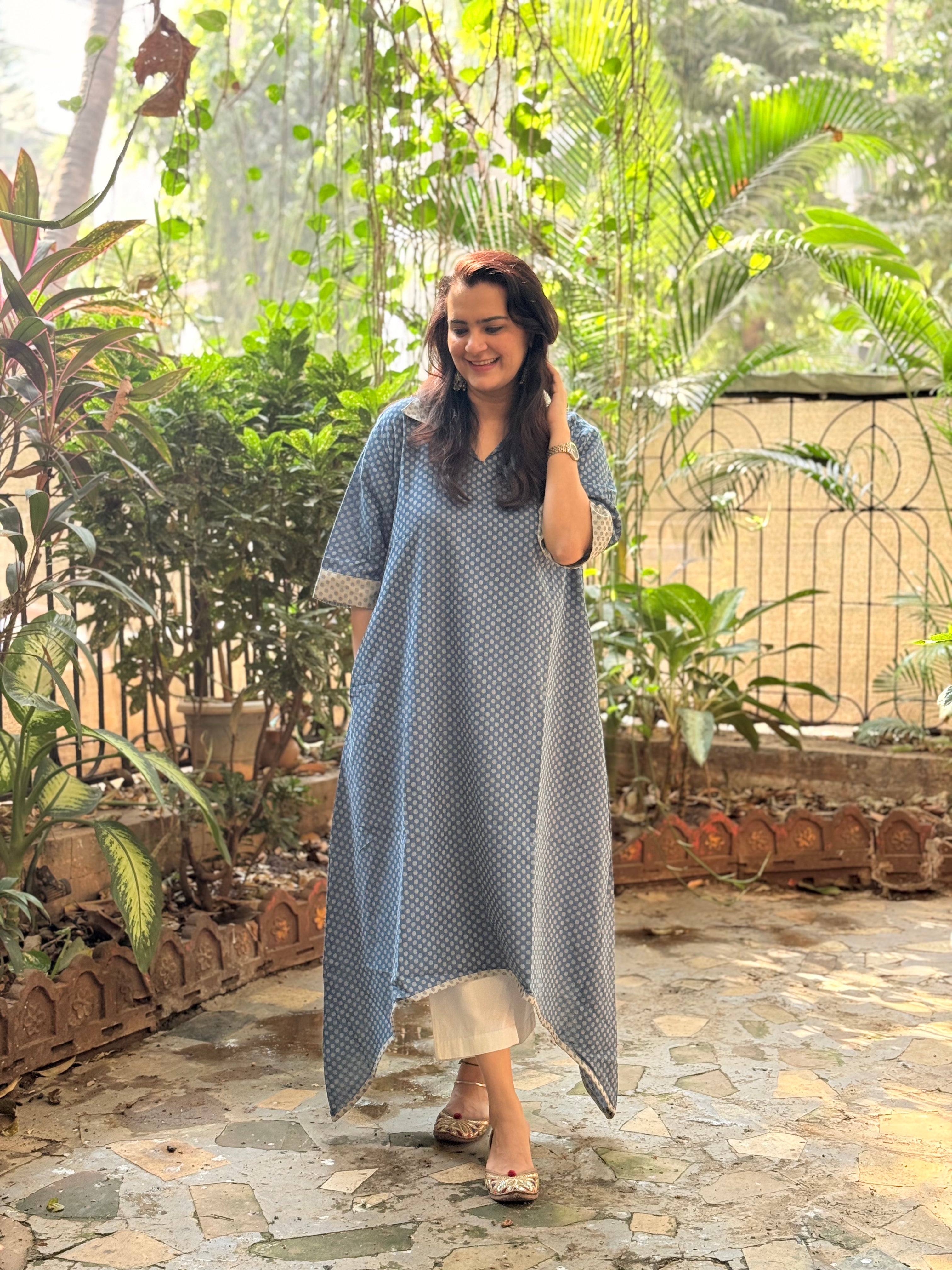 Azure Kurta - Indigo