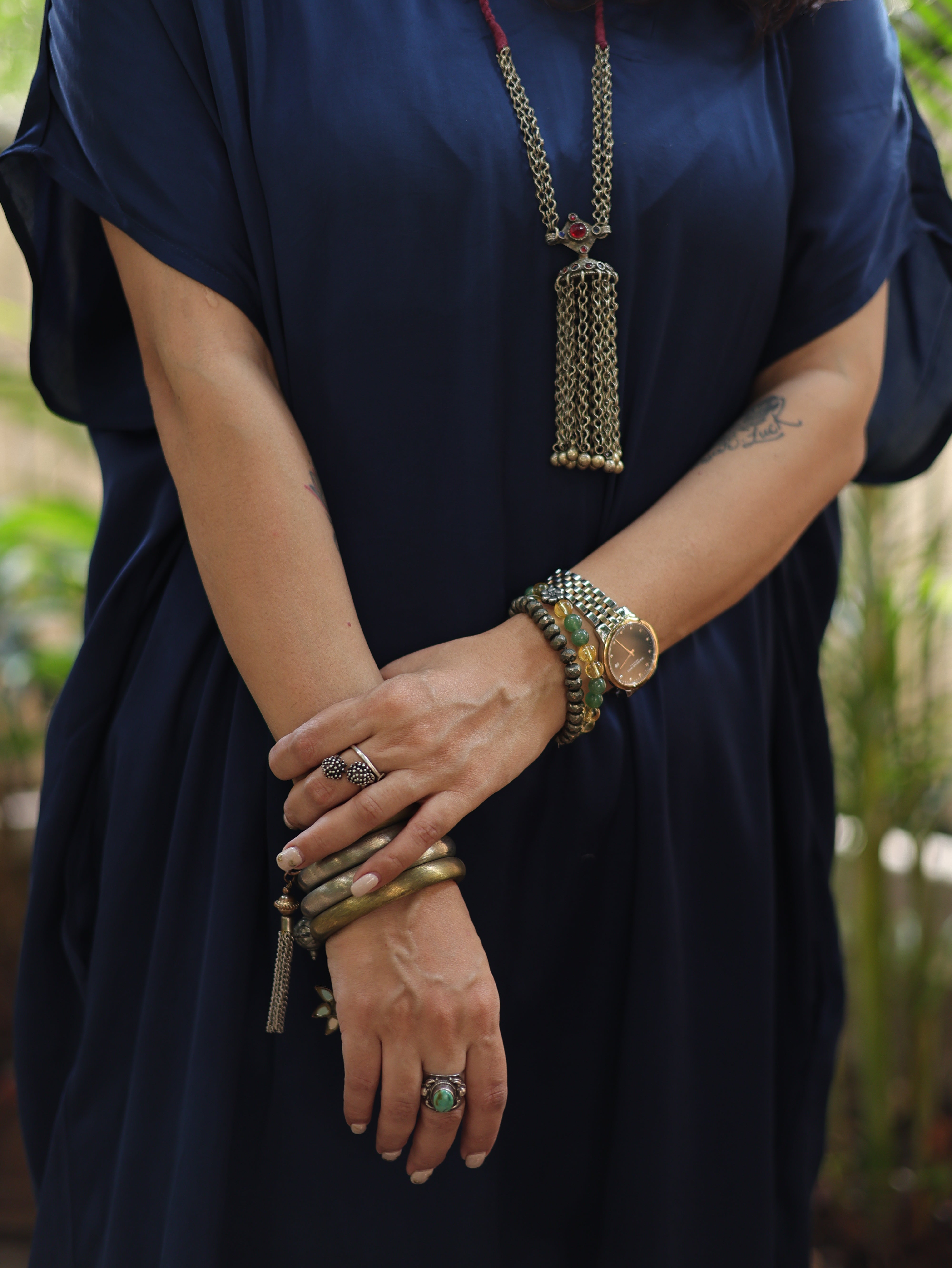Amaya Kaftan - Navy