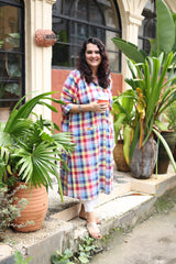 Madras Checks Antifit Kurta Multi