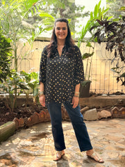 Bandhini Antifit Shirt - Black